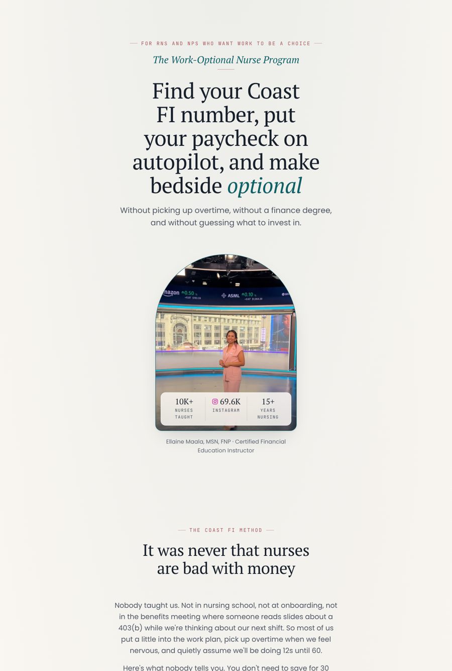 The Work-Optional Nurse Program preview